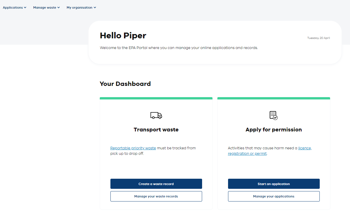 Transporter changes an assigned driver - Step 1